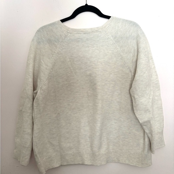 J. Jill Cream Sweater with Floral Embroidery - Picture 3 of 3